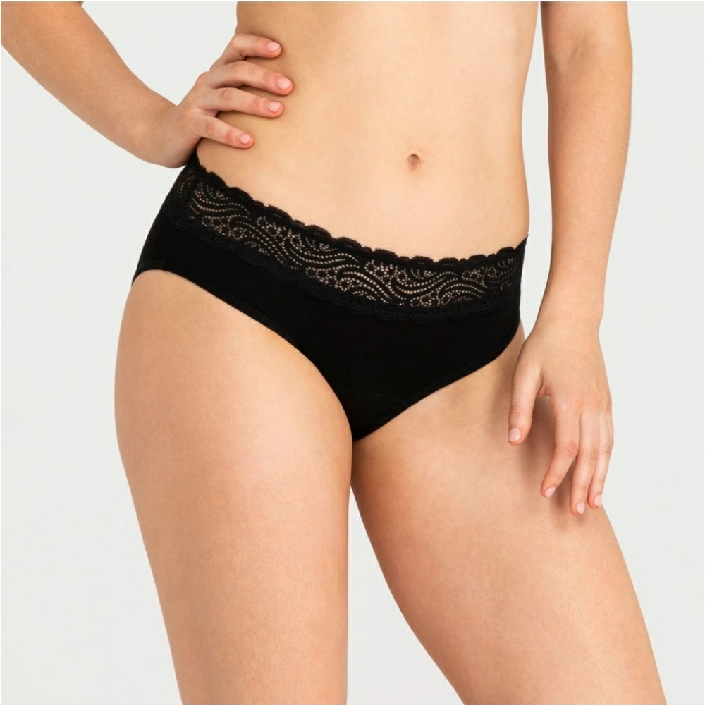 New! Modibodi Sensual High Waist Bikini Black